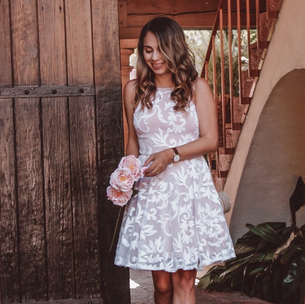 David's bridal cocktail dress